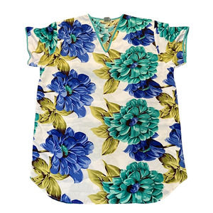 Gold Coast 2XL Womens Sleep Shirt Night Dress Silky Feel Pajamas Short Sleeves‎